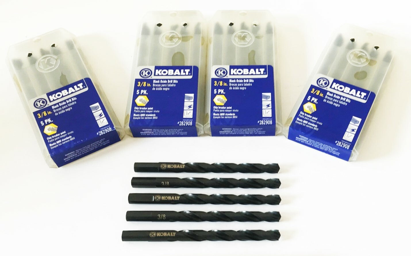25 Kobalt Black Oxide Drill Bits