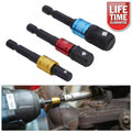 Colour Coded Cr-v Impact Socket Convertor Adaptors Set 1/4" 3/8" 1/2"