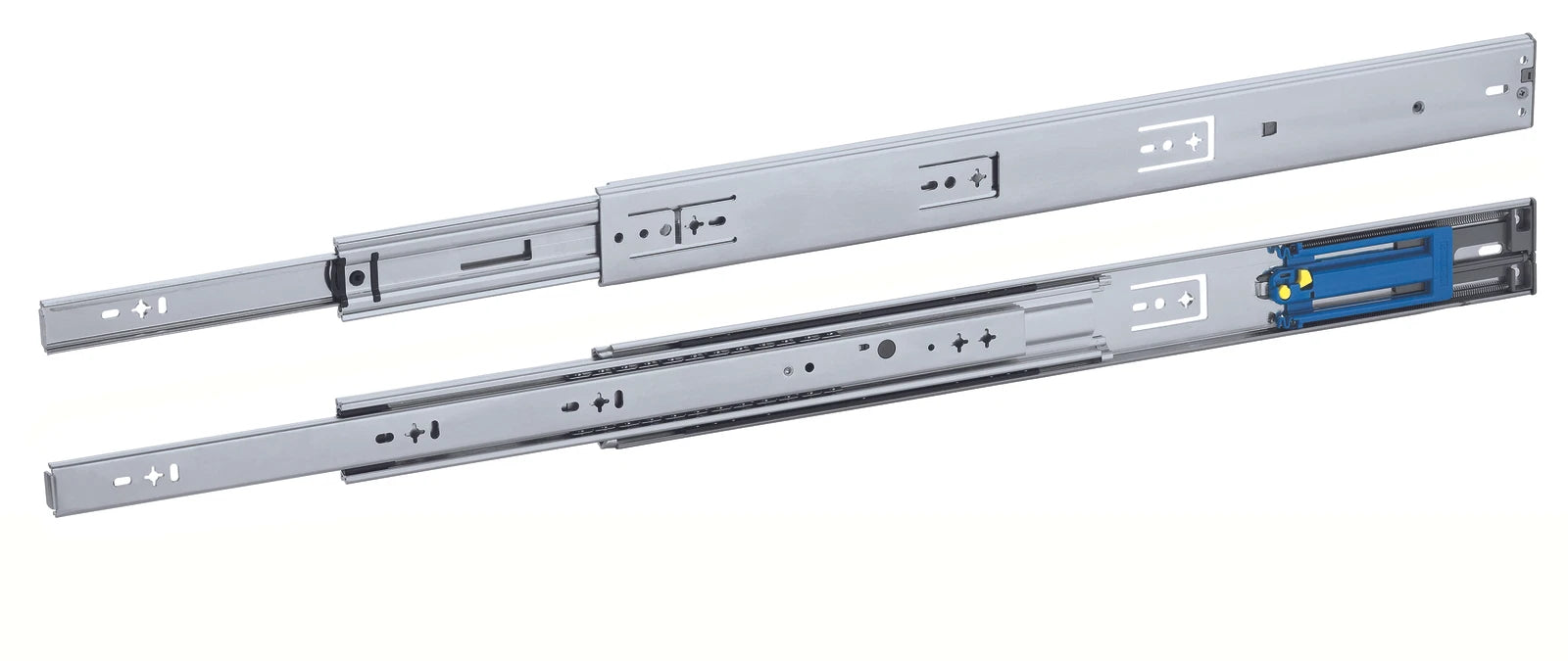 1 Pair Heavy Duty 22" Drawer Slides Full Extension Soft Close 130 Lbs