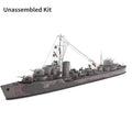 1:400 Polish Navy Destroyer Paper Model Warship Military Ornaments