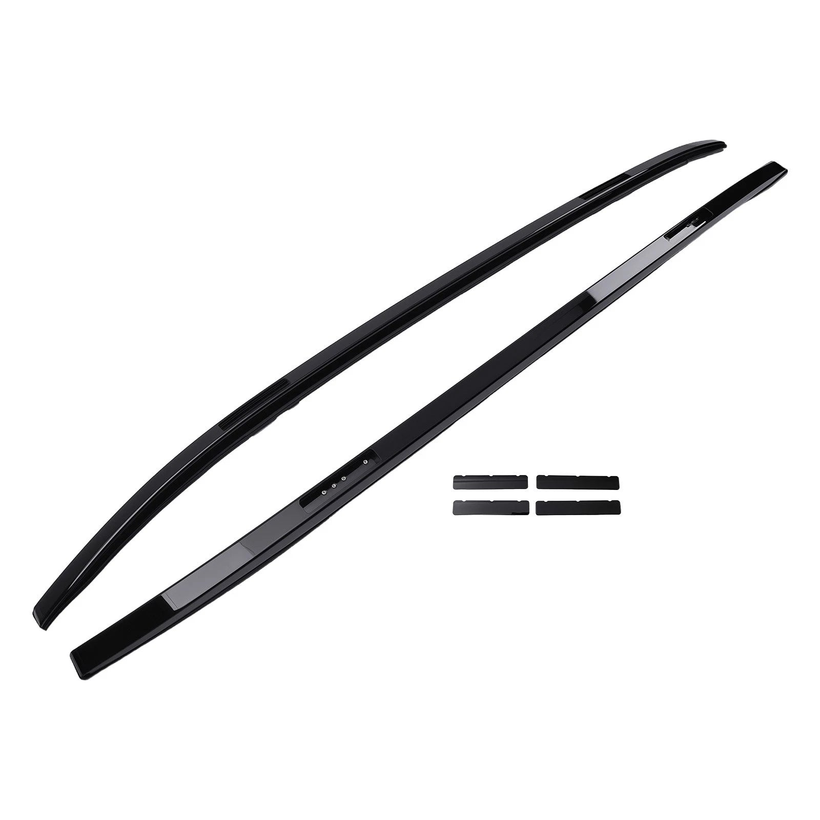 Black Aluminum Luggage Rack for Toyota RAV4 19-20 Roof Mount 75KG