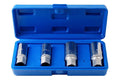 4pc Cr-V 1/2" Dr. Socket Type Stud Extractor Screw-up &amp; Pull-up Kit: 6-8-10-12mm