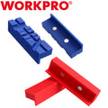 Workpro 4-1/2" Vise Jaw Pads Magnetic Tpu Vise Jaw Protective Covers