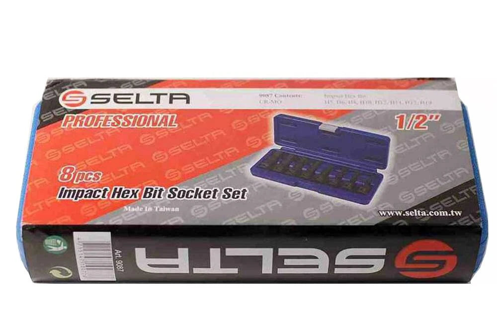 Selta Taiwan 1/2" Dr 78mml Cr-mo Impact Hex Allen Socket