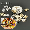 Small Brass Hinges Perfect For Model Making And Storage Boxes Set