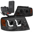For 2004-2008 Ford F-150 Smoked/amber Led Drl Bar | Built Supply Co