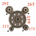 17-64t Metal Spur Differential Gear Motor Pinion Cogs For Hsp 1/10