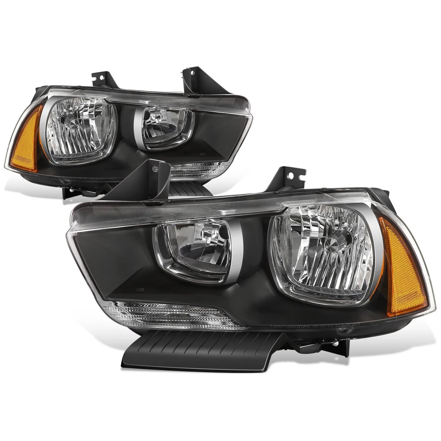 Fit 2011-2014 Dodge Charger Pair Black Housing | Built Supply Co