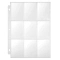 25 Pages Card Sleeves Collector Binder Album Holder Sheets For Pokemon