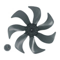 Practical Silent Fan Blade Replacement Plastic Propeller With Nut