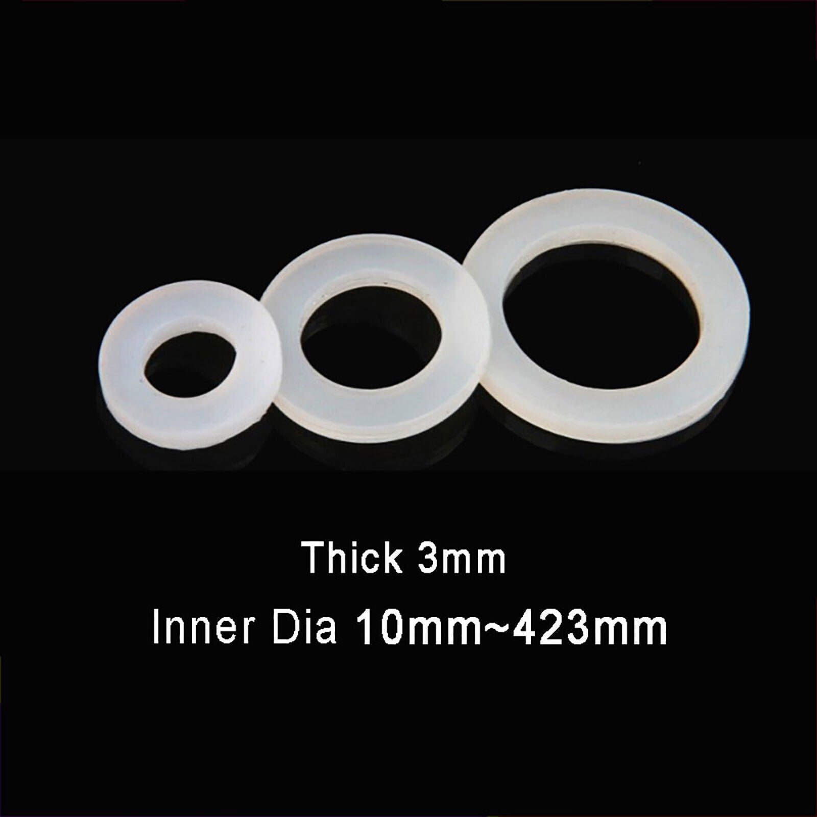Silicone High Temp Pad Gaskets 3mm Thick