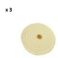 3 New 8" Buffing Polisher Pads - Fast Shipping