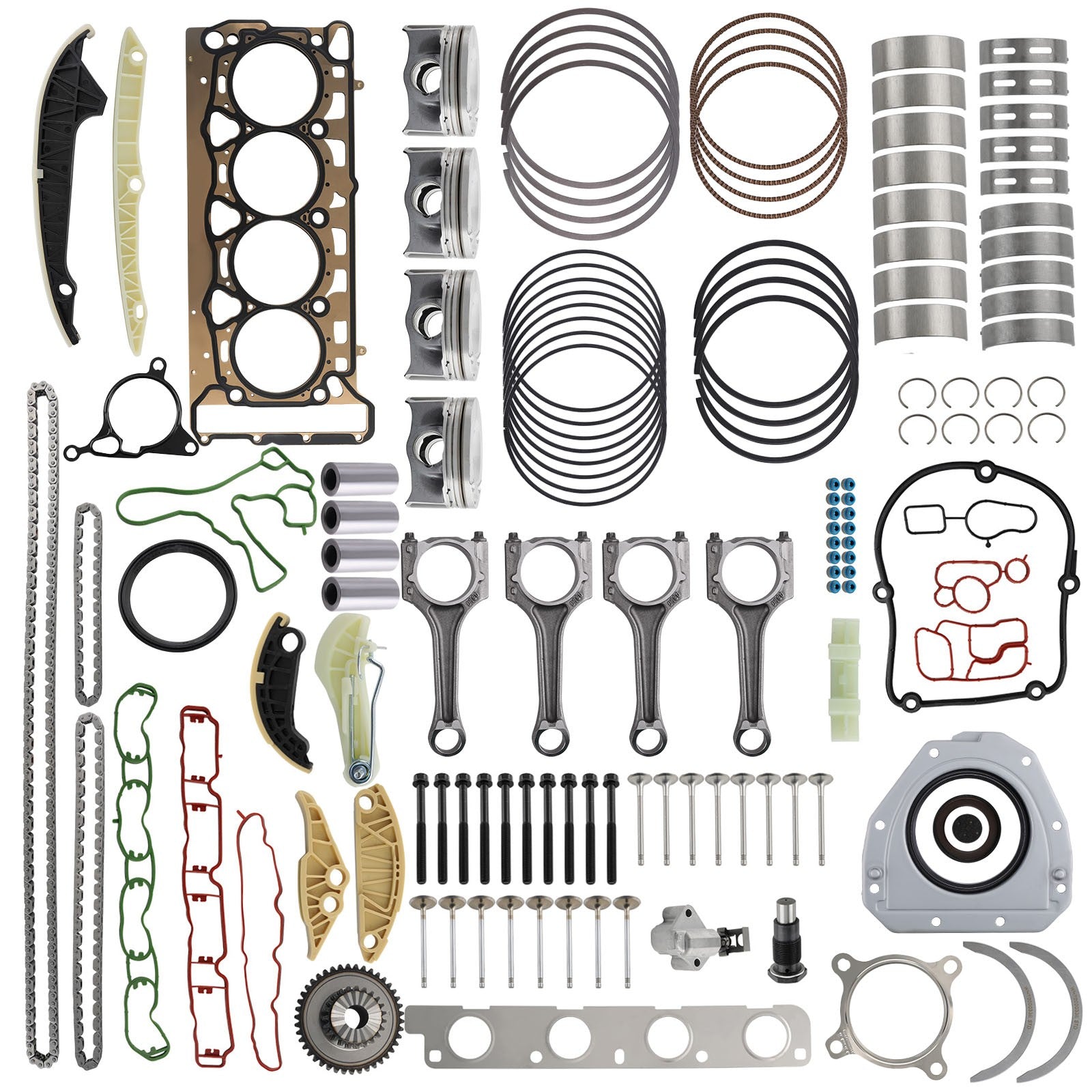 Engine Overhaul Rebuild Kit For Audi VW 2.0T A4 Q5 Jetta GTI CCTA CCZ