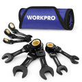 Workpro 8-piece Stubby Anti-slip Ratcheting | Built Supply Co
