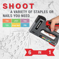 WORKPRO 6-in-1 Staple Gun by WORKPRO