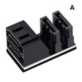 Dual Sata 7pin Female To 7pin Male 90/180 Degree Angled Converter