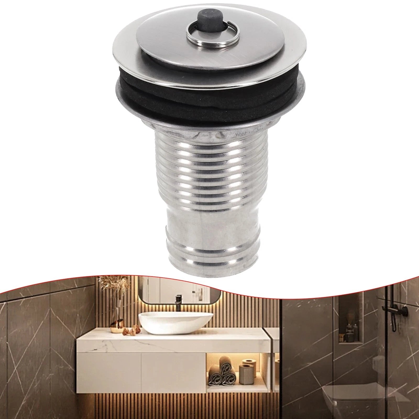 Kitchen Stainless Steel Sink Filter Prevents Clogging And Improves