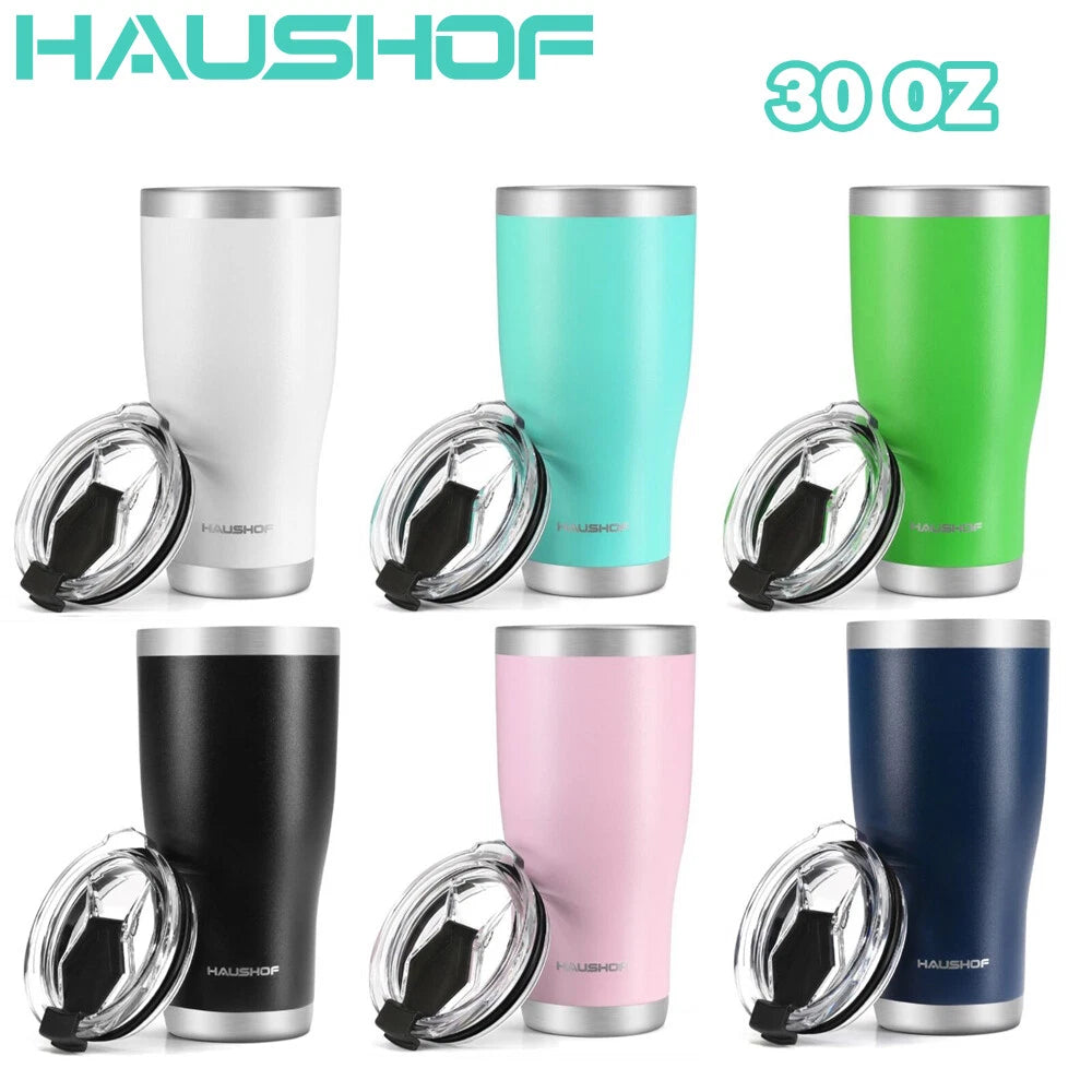 Haushof 30oz Travel Mug Tumbler Double Wall Vacuum Insulated Coffee