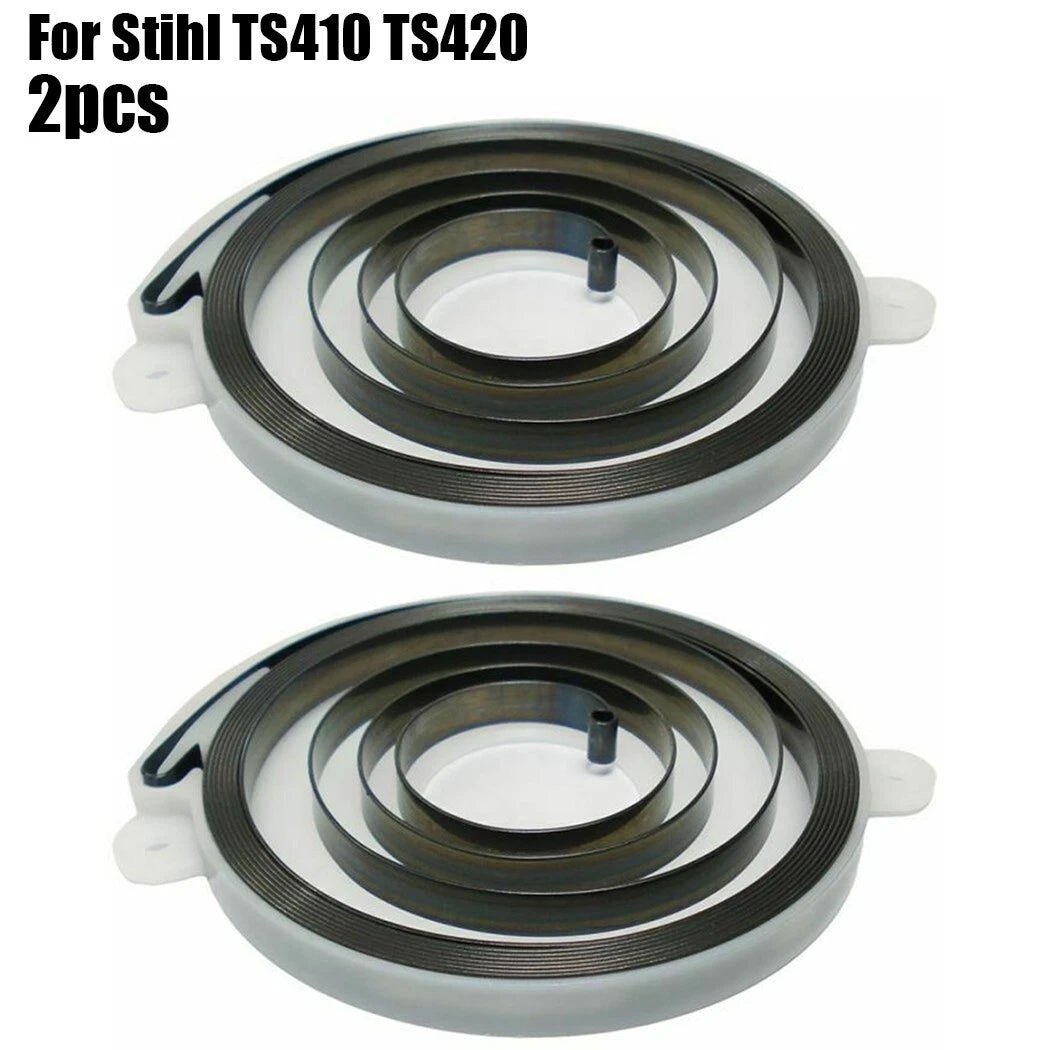 Saw Compatible Pair Of Replacement Recoil Starter Springs Fit Model