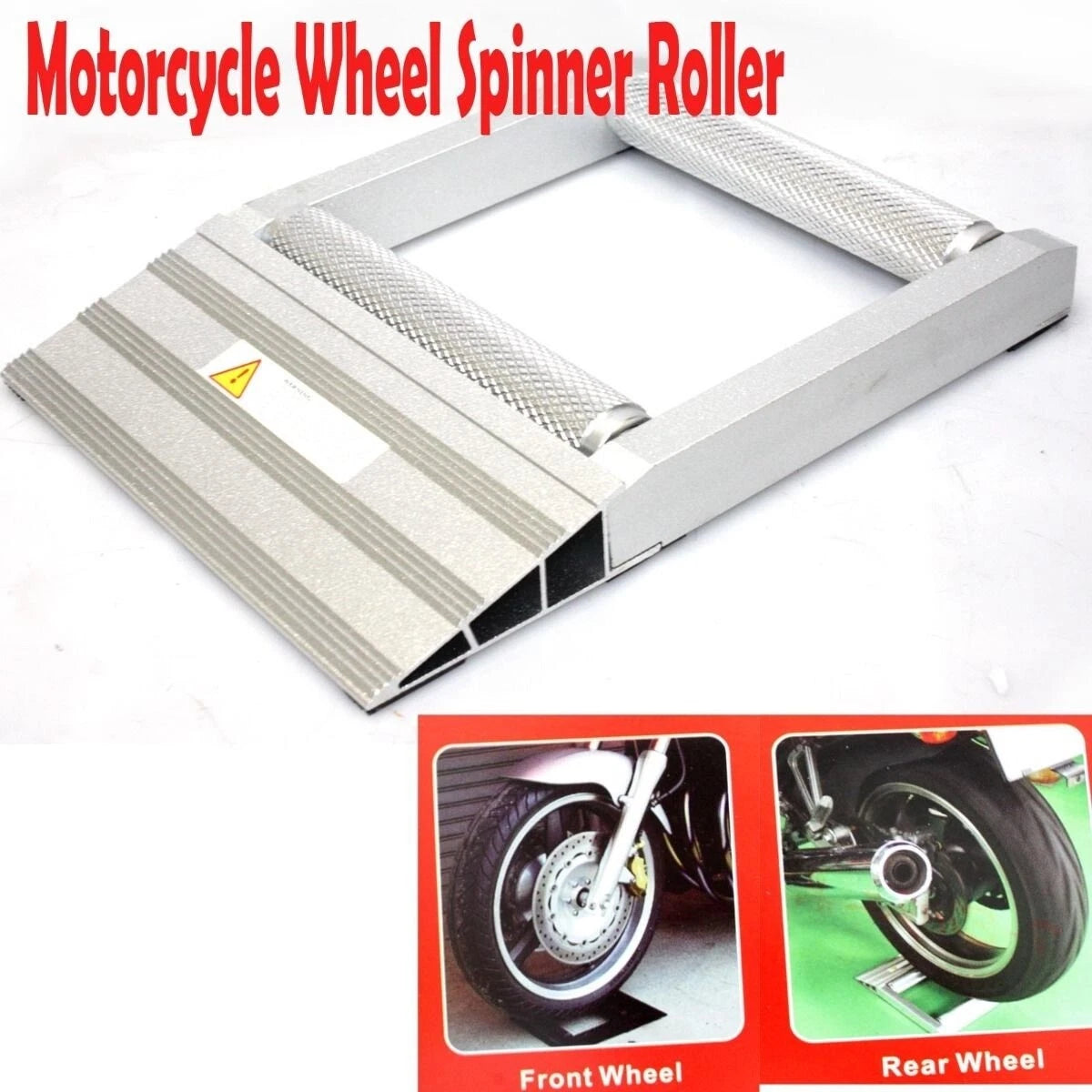 Motorcycle Atv 500lbs Universal Front Rear Wheel Spinner Roller Low