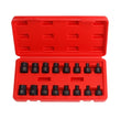 16pc Hex Allen Key Wrench Impact Socket Bits Set by Unbranded