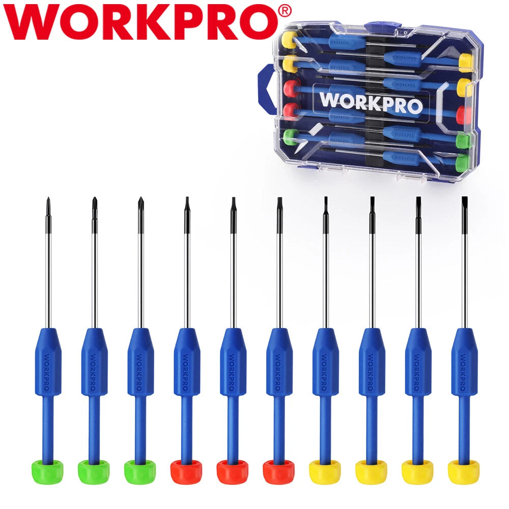 Workpro Precision Screwdriver Sets Slotted Torx | Built Supply Co