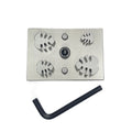 Monstera Leaf Shape Disc Cutter - Set Of 4 Punches 16mm To 28mm -