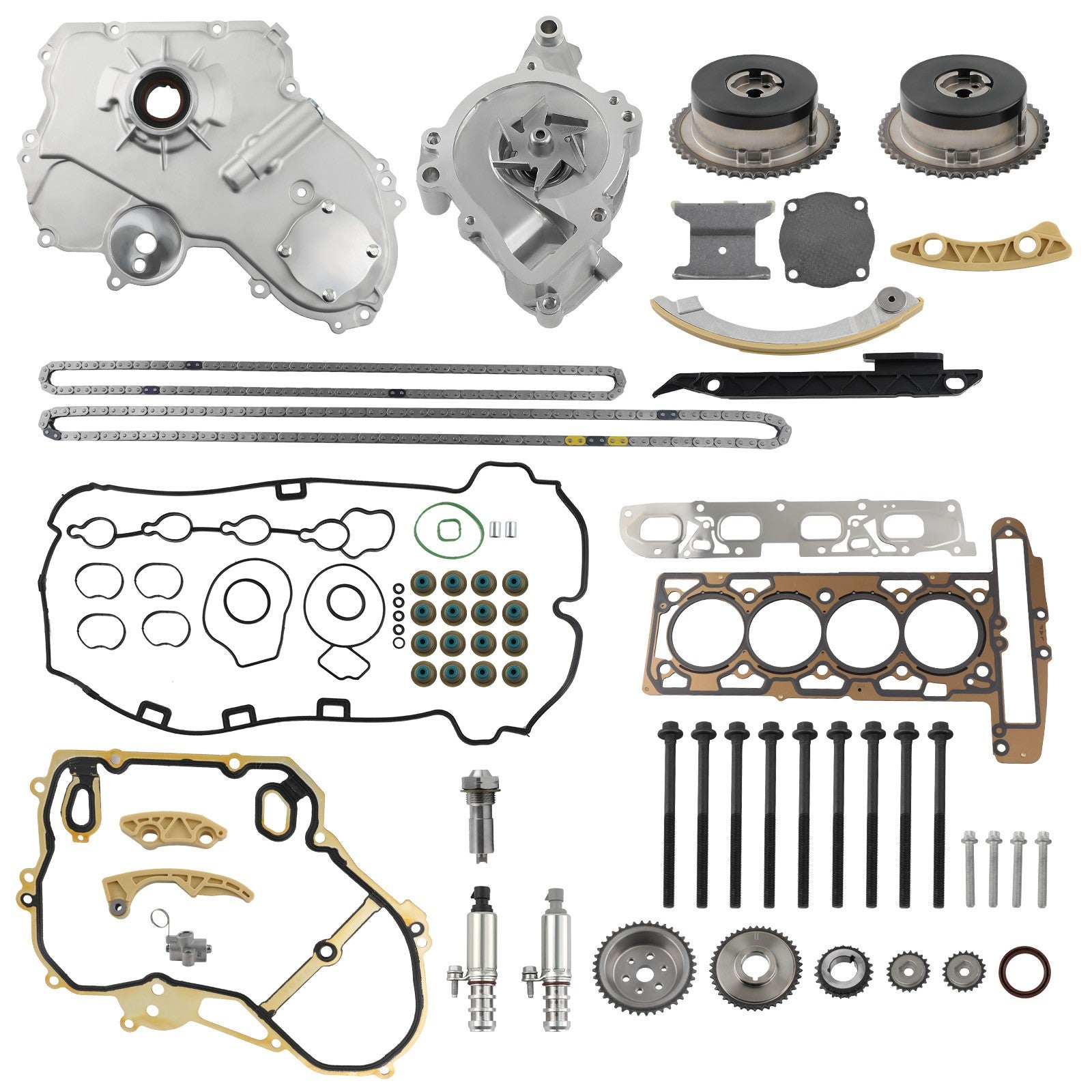 Cylinder Head Gasket Set & Timing Chain Kit for BUICK for CHEVROLET