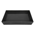 Black Stackable Jewelry Organizer Tray 3" Deep Display Case For