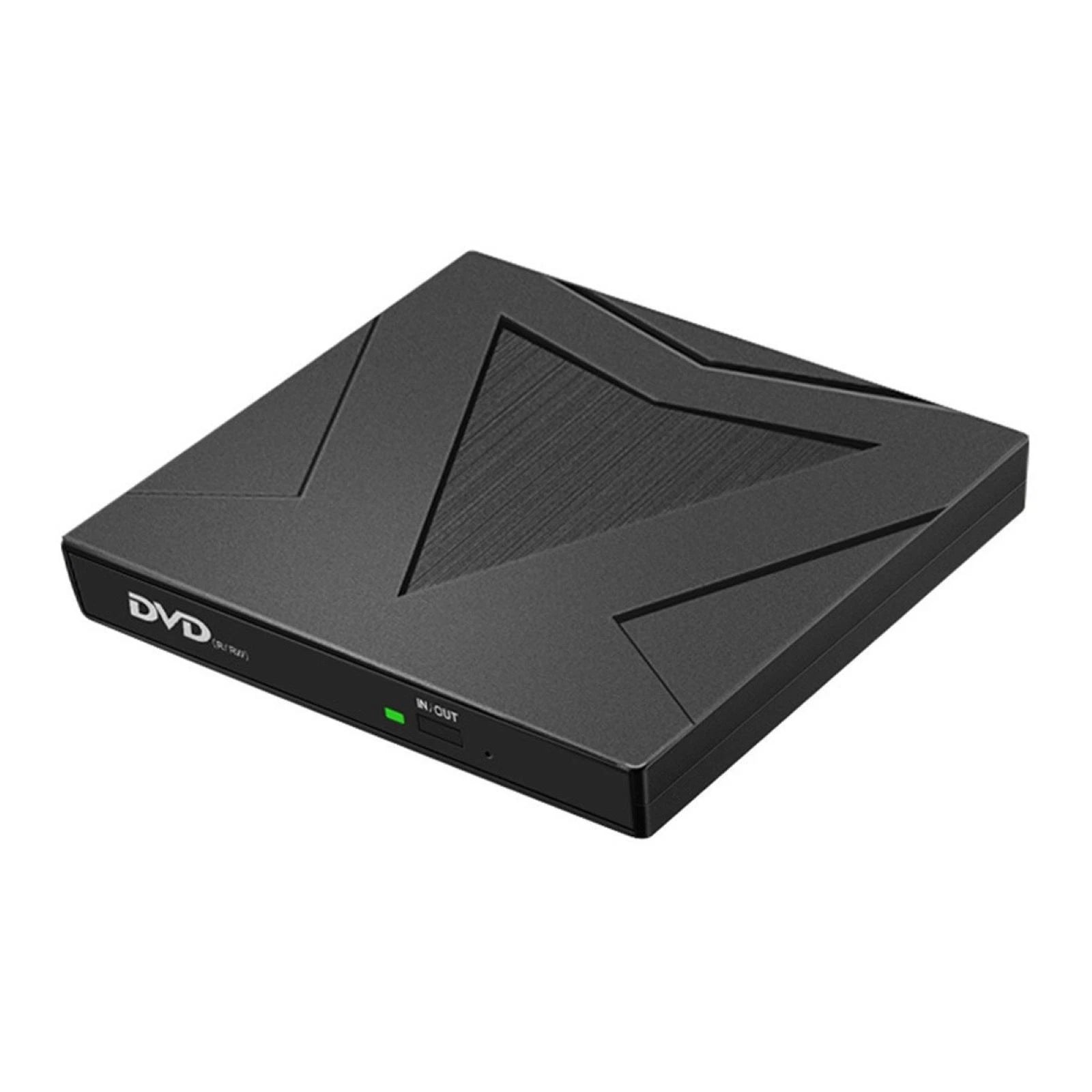 Plug-n-play Dvd Drive Dual Usb3.0&type-c Port High-speed 5gbps For