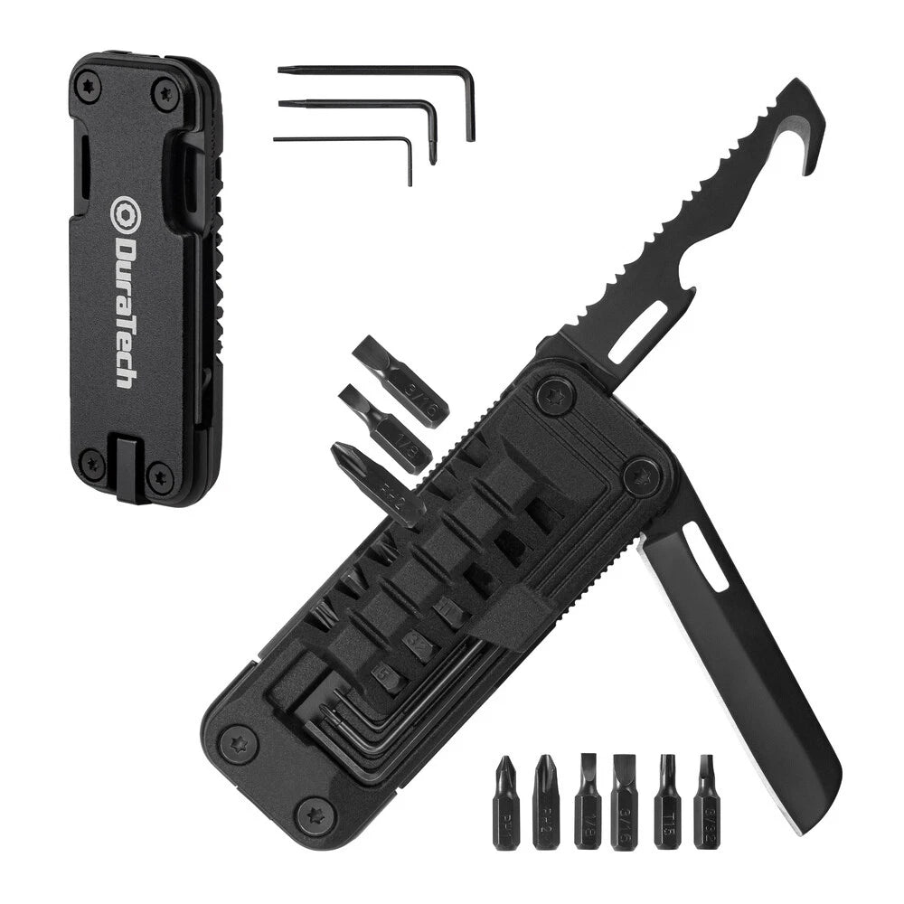 Duratech 16-in-1 Multitool Knife Edc Pocket Multi Tool Locking Blade