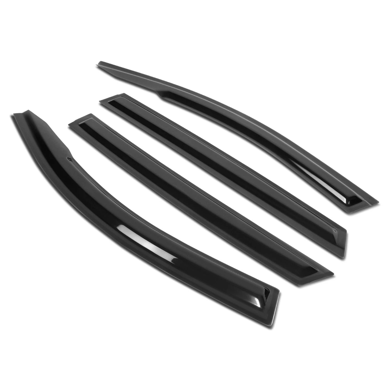Fit 19-23 Santa Fe Glossy Black Window Visor | Built Supply Co