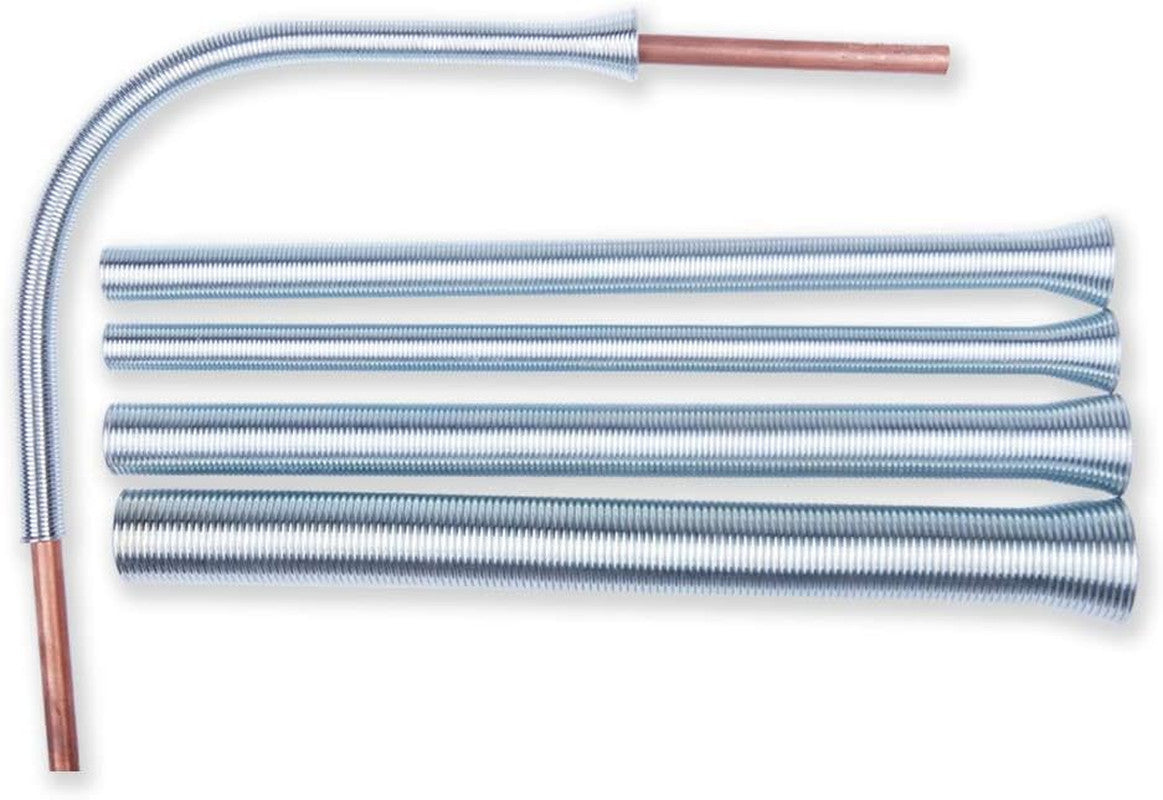 Spring Tubing Benders Kit for Pipe O.D. 1/4–5/8 Inch by Unbranded