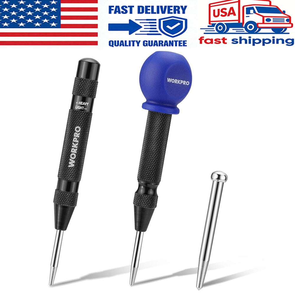WORKPRO 2PCS Automatic Center Punch by WORKPRO