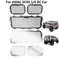 Stainless Steel Side+rear Window Mesh Net Kit For Axial Scx6 Wrangler