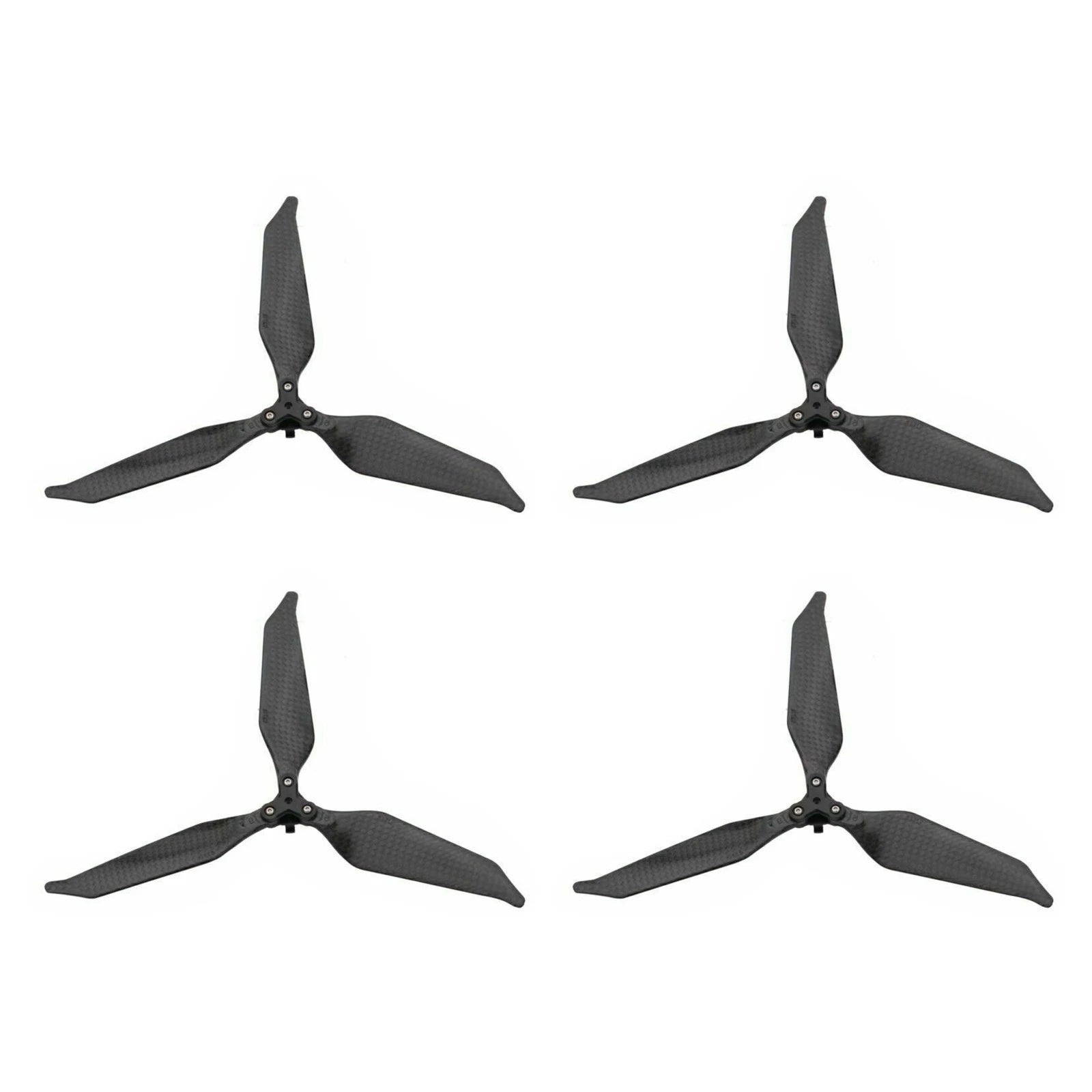 4pack Carbon Fiber Foldable 8331 Cw Ccw 3-blade Propellers For Dji