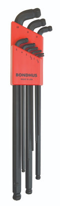 Bondhus 9pc Stubby Dual Ball End Hex L Wrench Set