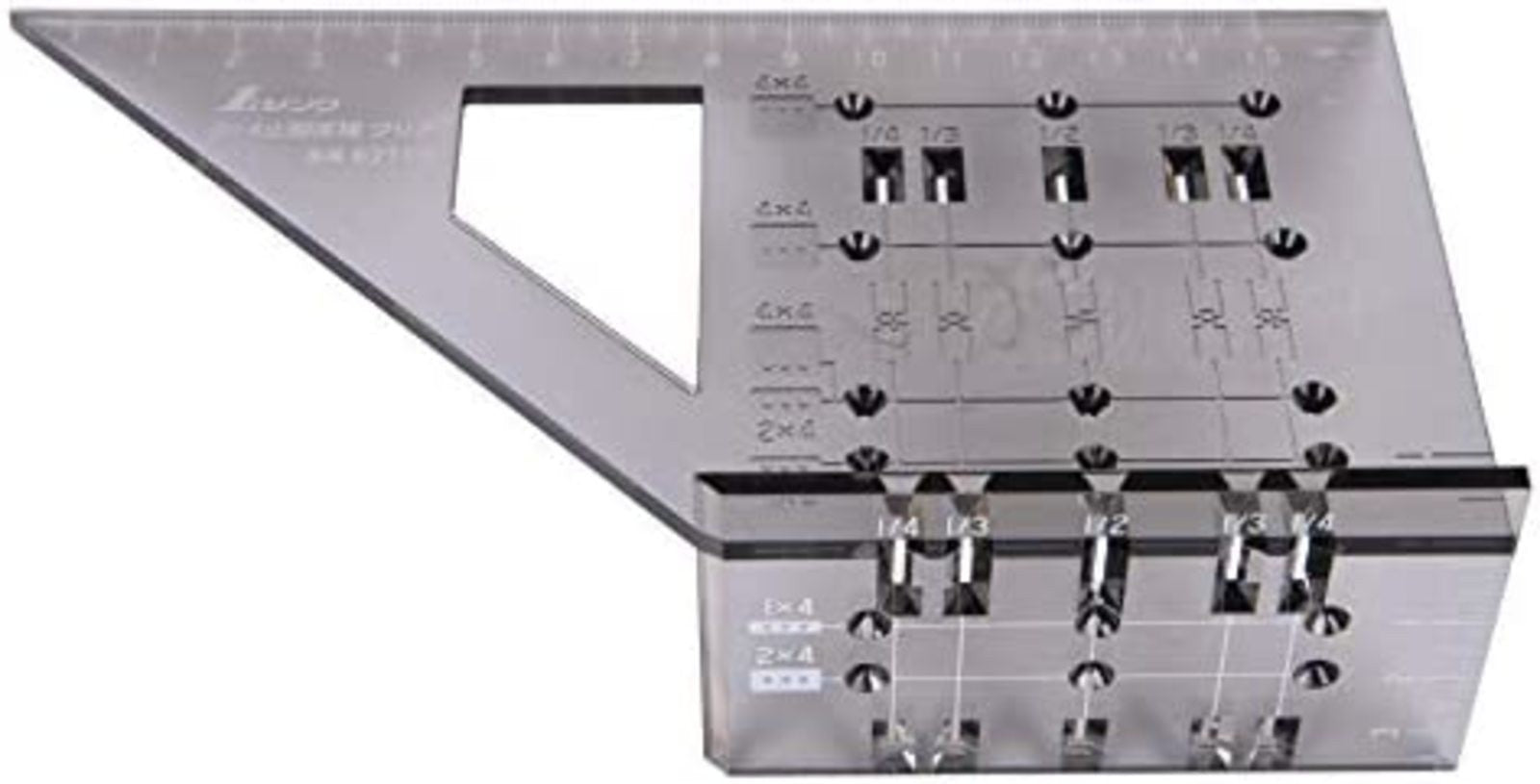Shinwa Sokutei 2 x 4 Stopper Clear-to-By-Four