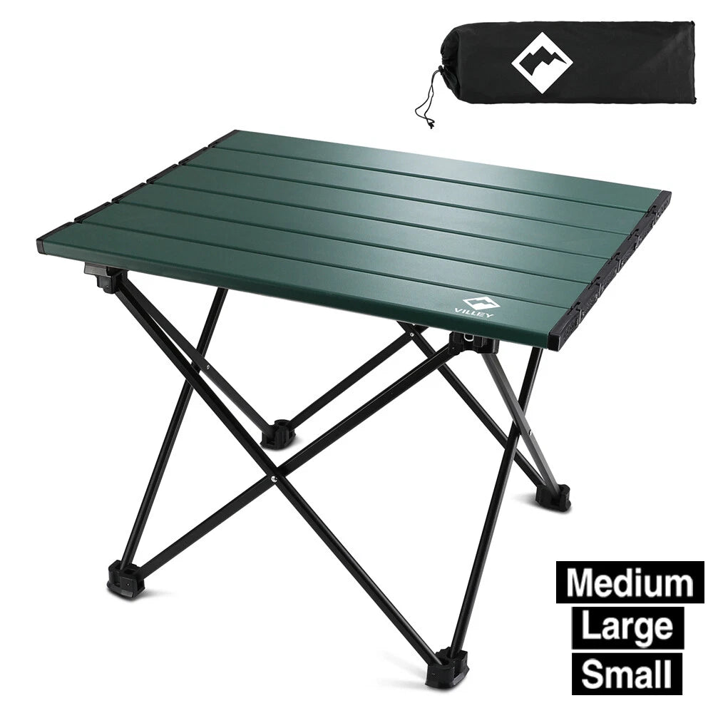 Portable Camping Table Ultralight Aluminum Folding | Built Supply Co
