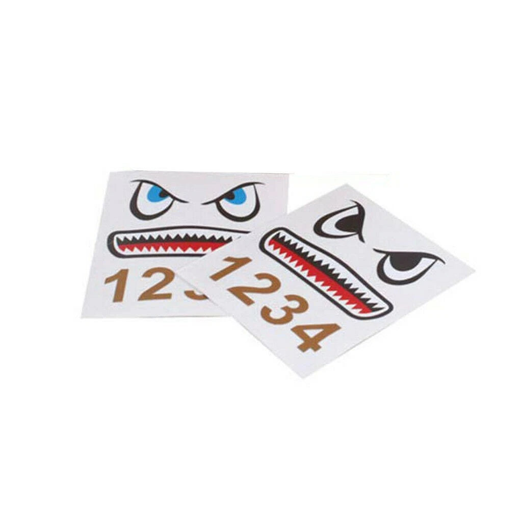 Decorative 3d Shark Black/blue Eye Sticker For Dji Mavic Pro Rc Drone