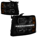 [Led Drl Strip]fit 07-14 Chevy Silverado Tinted | Built Supply Co