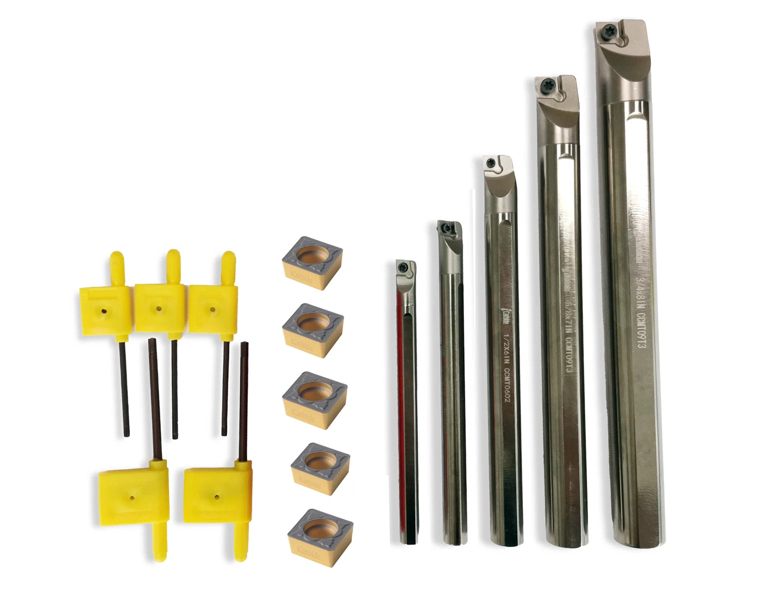 New 5/16"-3/4 "Shank Indexable Boring Bar + Ccmt09 Carbide Inserts