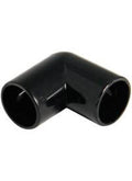 Floplast 21.5mm Overflow Bend 90° Black