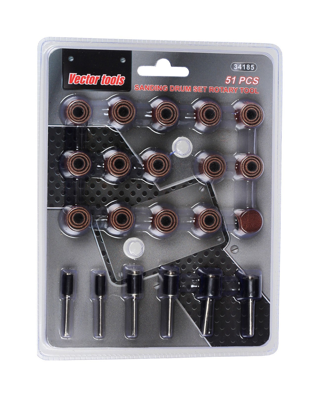 Rotary Sanding Drum Kit 51 Piece