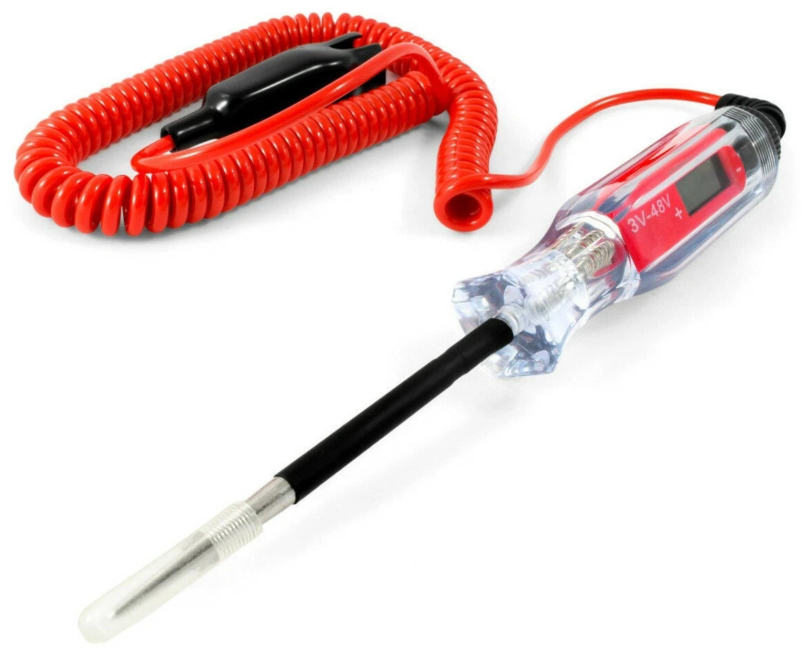 Ate Pro 3V-48V Digital Lcd Wide Range Wire Circuit Tester Dc Battery