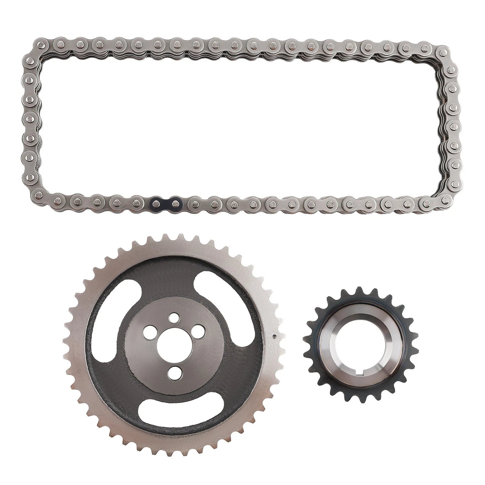 Timing Chain Kit HD Double Roller for Chevrolet SBC 283 305 327 350 383 5.7L US