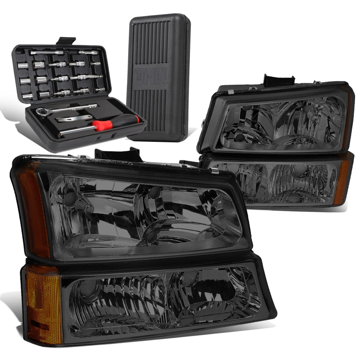 For 2003-2006 Chevy Silverado Smoked/amber Side | Built Supply Co