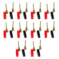 Speaker Pin Connectors 2mm Gold Plated Banana Plugs For Amplifiers