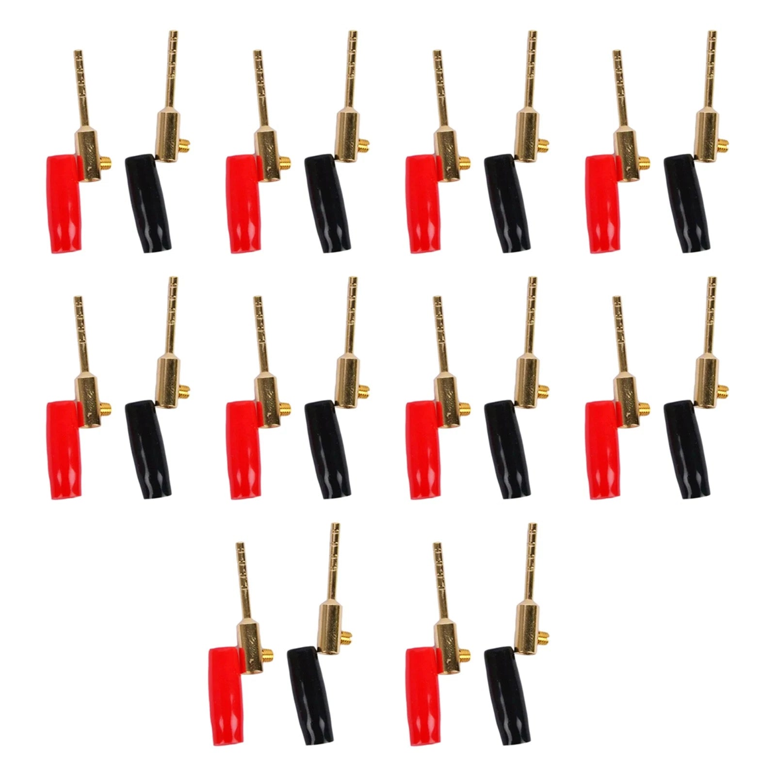 Speaker Pin Connectors 2mm Gold Plated Banana Plugs For Amplifiers