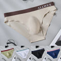 Ultrathin Men's Ice Silk Seamless Low Rise Briefs Breathable